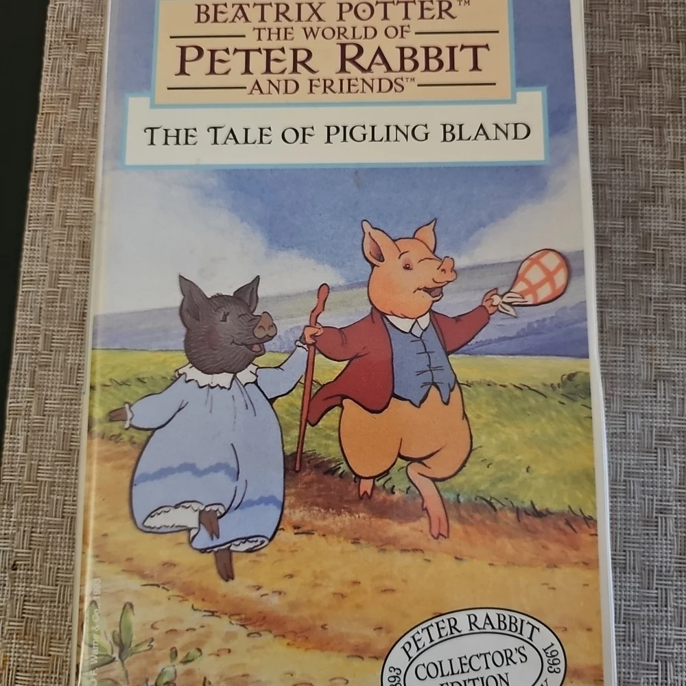 Beatrix Potter Peter Rabbit: The Tale of Pigling Bland 100th Anniversary Ed. VHS